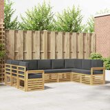  Set vanjskih sofa 7 pcs Bijela i Antracit 304 x 128,5 x 73 cm | shoptok.hr