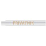 HEKA Zložljivi meter (Dolžina: 2 m, Bela, Natis: PRIVATNIK) | Shoptok.si