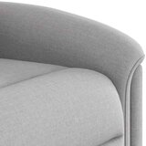 vidaXL Masažni naslanjač sivo blago | Shoptok.si