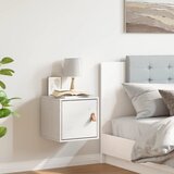  Zidni ormarić bijeli 31,5 x 30 x 30 cm od masivne borovine | shoptok.hr