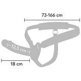 Hidden Desire Inferno Vibrating Silicone Hollow Penis Strap-On with Remote 18cm Skin | Shoptok.si