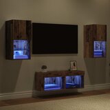 TV zidni ormari Zidne 4 pcs Staro drvo Konstruirano drvo | Eponuda.com