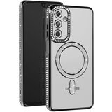 AVIZAR Diamantno ohišje za Samsung Galaxy A16 MagSafe Obris Strass, Črna, (5000012430) | Shoptok.si