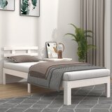 Furnova Posteljni okvir bel iz trdnega lesa 75x190 cm, (21941008) Cene