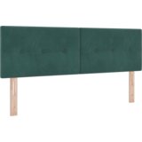  Box Spring postelja z vzmetnico temno zelena 140x190 cm žamet, (22052170) | Shoptok.si