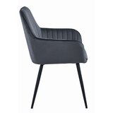  SOLDEN stolica - tamno sivi baršun / crne noge x 1 | shoptok.hr