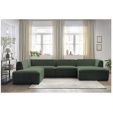 Bobochic Paris Zelena kutna garnitura (s lijevim kutom/u obliku slova "U") Megeve – | shoptok.hr