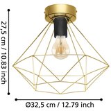 Eglo 43678 - plafonsko svetlo tarbes 1xE27/60W/230V | Eponuda.com