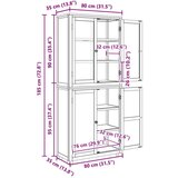  Set namještaja za pohranu s pohranom Smeđa Konstruirano drvo | shoptok.hr
