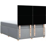 vidaXL krevet box spring s madracem svjetlosivi 140x200 cm od tkanine | shoptok.hr