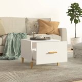  Stolići za kavu 2 kom bijeli 50x50x40 cm od konstruiranog drva | shoptok.hr