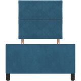  s opruga kutije Tamno plava 100 x 200 cm Baršun | shoptok.hr