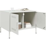 vidaXL Stolić za kavu bijeli 68 x 50 x 50,5 cm hladno valjani čelik | shoptok.hr