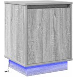  Noćni ormar 2 pcs Siva 39 x 34,5 x 50 cm Konstruirano drvo | shoptok.hr