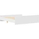  Okvir kreveta s uzglavljem i podnožjem bijeli 200 x 200 cm | shoptok.hr