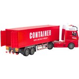  Transport Truck With Container Lights Sounds Red | shoptok.hr