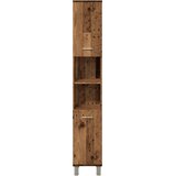  Kupaonski ormarić staro drvo 30x30x179 cm izrađeno drvo | shoptok.hr