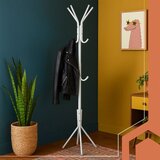 Ruhhy samostojeća metalna vješalica za odjeću 170 cm, bijela | shoptok.hr