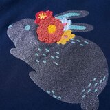  Dječja majica dugih rukava modra 128 | shoptok.hr