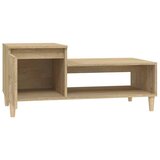  Stolić za kavu boja hrasta 100 x 50 x 45 cm konstruirano drvo Smeđa | Shoptok.si
