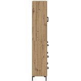  Highboard Umjetnički hrast 69,5 x 34 x 180 cm Konstruirano drvo | shoptok.hr