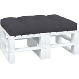  Jastuk za palete antracit 120 x 80 x 12 cm od tkanine | shoptok.hr