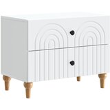  Noćni ormar Bijela 62 x 34,5 x 48 cm Konstruirano drvo | shoptok.hr