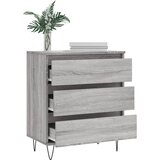  Komoda sivog hrasta sonome 60x35x70 cm od konstruiranog drva | shoptok.hr