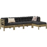vidaXL 5-dijelni set vrtnih sofa s jastucima od impregnirane borovine Cijene