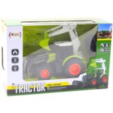 Traktor na daljinsko upravljanje s žlicom i grabilicom - zeleni | shoptok.hr