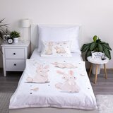 Jerry Fabrics Pamučna dječja posteljina za dječji krevetić 100x135 cm Bunnies – | shoptok.hr