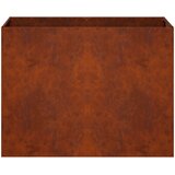  Vrtna saksija Rđa 80 x 40 x 60 cm Otporni čelik | shoptok.hr