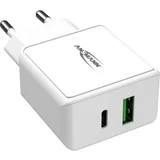 HomeCharger HC218PD 1001-0111 USB punjač utičnica Izlazna struja maks. 3000 mA 2 x ženski konektor USB 2.0 tipa