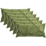  Presvlaka za jastuk 6 pcs HEERLEN Dizajn lista 40 x 80 cm | shoptok.hr