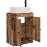  Kupaonski umivaonik s sudoperom Staro drvo 54 x 35 x 83 cm | Eponuda.ba
