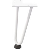  ukosnice noge za stol 4 kom bijele 20 cm čvrstog čelik | shoptok.hr