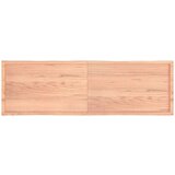 Stolna Mizna plošča svetlo rjava 200x60x4 cm obdelana trdna hrastovina, (20818080) | Shoptok.si