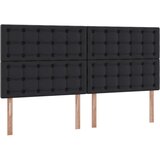  Krevet s od storage s madracem Crna 200 x 200 cm Lažna koža | shoptok.hr