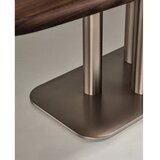 Kave Home Jedilna miza v orehovem dekorju 100x180 cm Melvar – | Shoptok.si