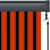 Zunanje rolo senčilo 80x250 cm oranžno in rjavo, (20768113) | Shoptok.si