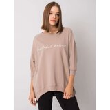 RUE PARIS Sweatshirt-RV-BL-6933.54-dark beige | Shoptok.si