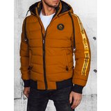 DStreet Men's Camel Quilted Jacket | Shoptok.si