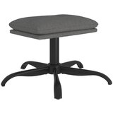 The Living Store Stolček za noge svetlo siv 60x60x36 cm blago - Stolček Za Noge, (21419801) | Shoptok.si