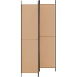  3-panelni pregradni zid Bež 150 x 220 cm Tkanina | shoptok.hr