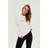 Marisse WOMEN'S SWEATSHIRT Z-BL-4805 OFF WHITE | Shoptok.si