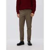 Reserved Chino slim hlače s remenom - prljavozeleno | shoptok.hr