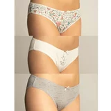Fashion Hunters 3-pack Patterned cotton panties for women