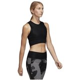 Adidas Majice s kratkimi rokavi Top Crop 20 Črna | Shoptok.si