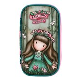 Santoro Pernica puna ovalna 1zip 1preklop Woodland Wildflower Gorjuss 1046GJ24 Cene
