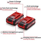 Einhell set 2x baterija Power X-Change Plus TwinPack 18 V 4.0 Ah | Eponuda.ba